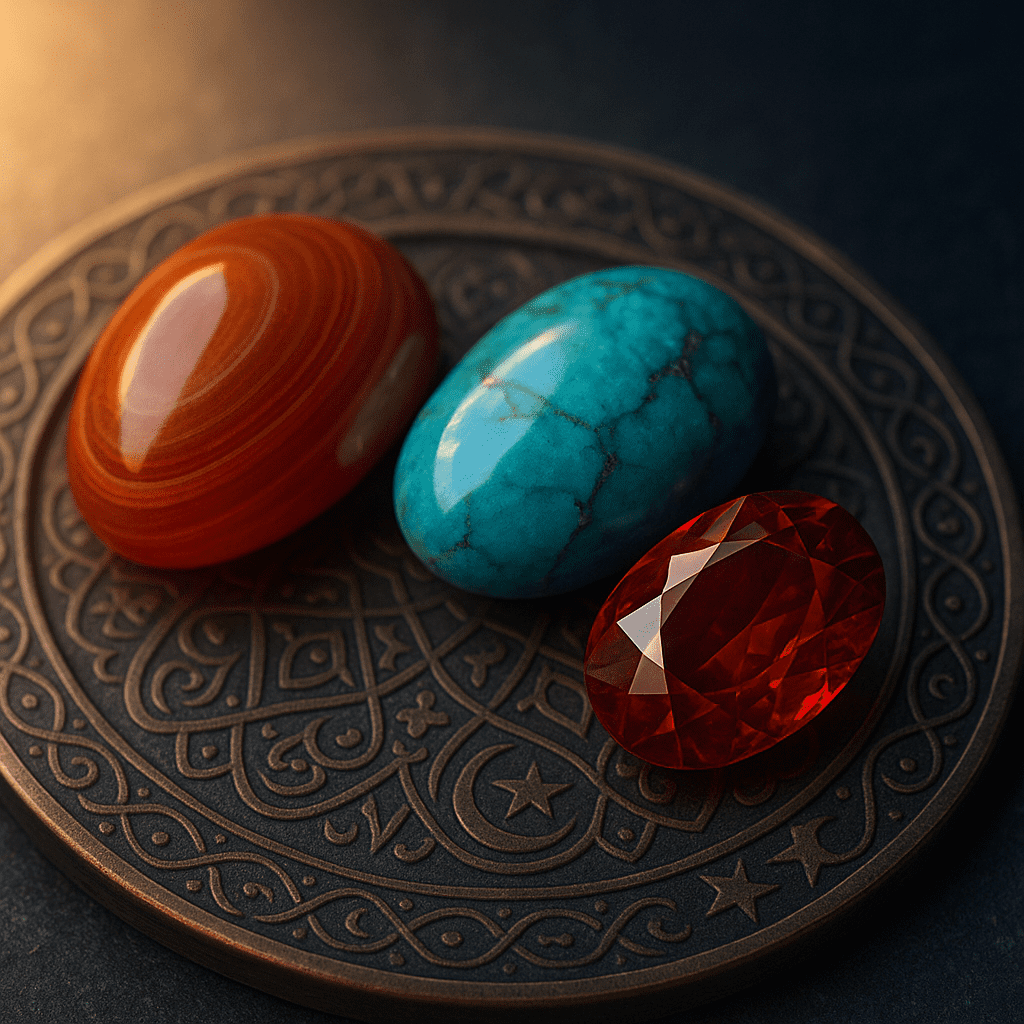 🌟 The Hidden Wisdom of Islamic Gemstones: Aqeeq, Feroza, Yaqoot